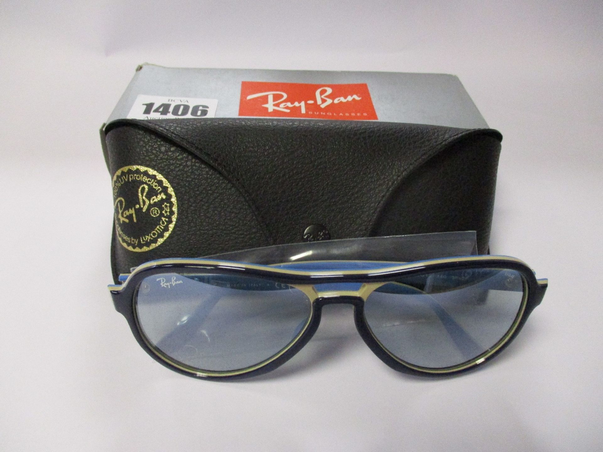 A pair of as new Ray Ban Vagabond sunglasses.