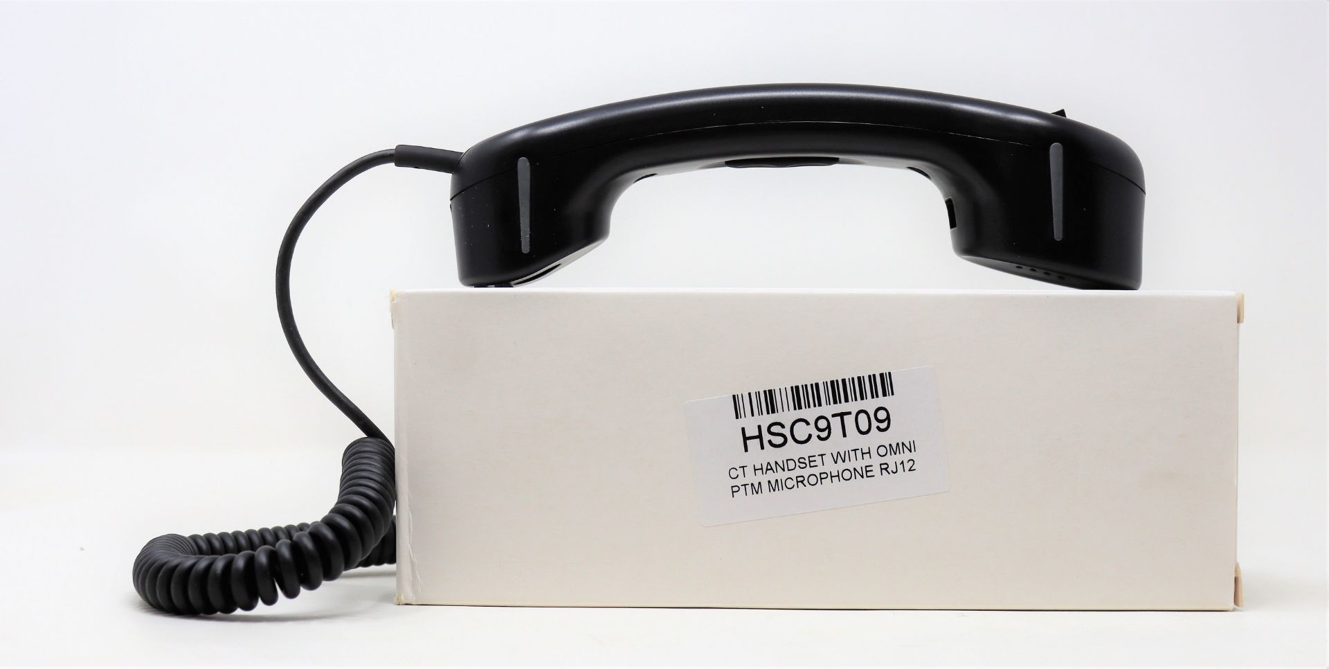 A quantity of boxed as new ClearTel CT Handsets with Omni PTM Microphone RJ12 (M/N: HSC9T09) (