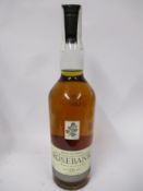 A bottle of Rosebank Aged 25 years Lowland single malt distilled in 1981, bottled 2007 (No box, Over