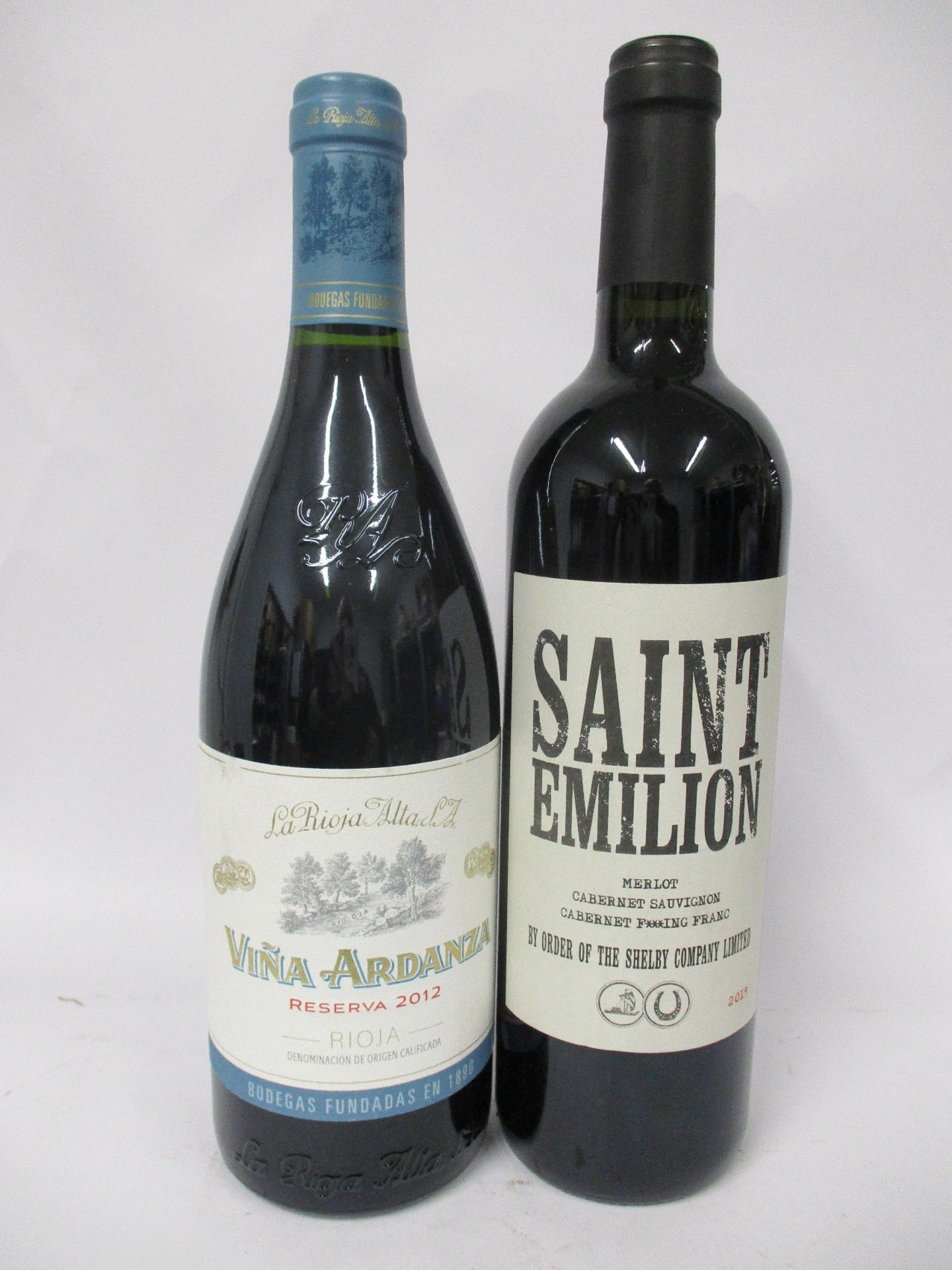 Four Vina Ardanza reserva 2012 rioja (750ml) and six Shelby Company Ltd Saint Emilion 2019 (