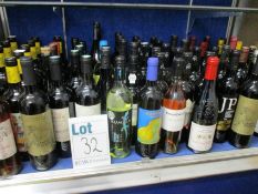 A quantity of wines to include Domaine Font du Vent, Churchill's Ruby port, Coteaux des Margots (