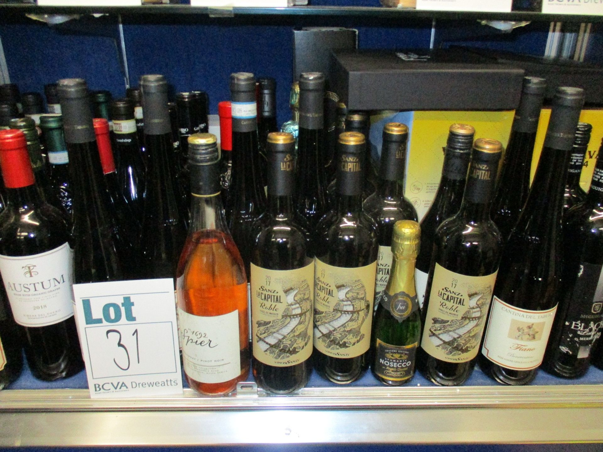 A quantity of wines to include Vipava, Austum, Penfolds, Sanz La Capital (Approximately 55 items) (