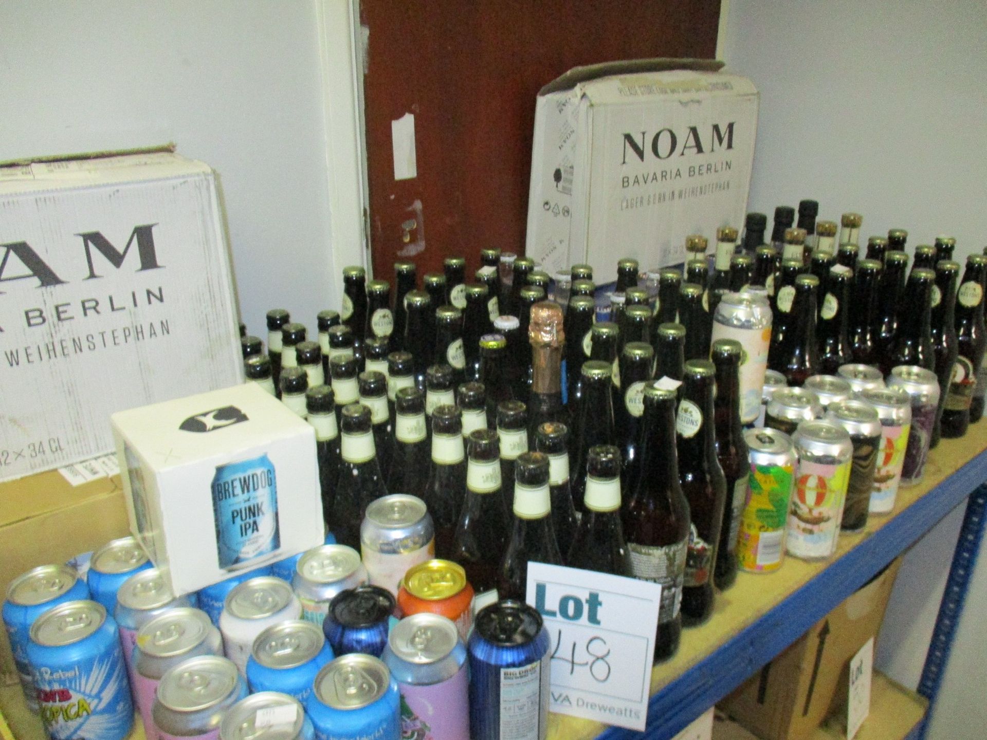 A quantity of ciders, beers and IPA's (Over 18s only).