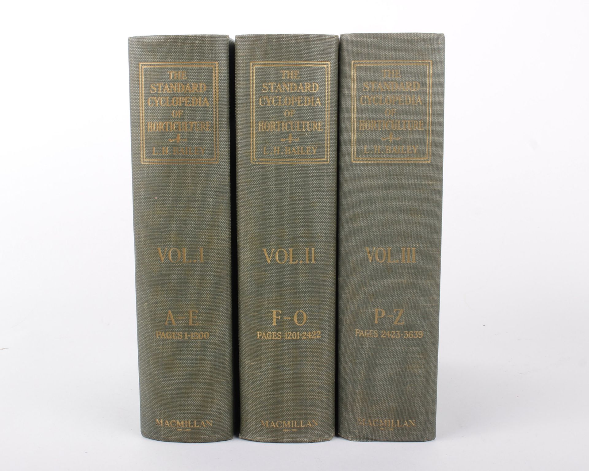 The Standard Cyclopedia Of Horticulture, L.H. Bailey, Volumes 1-3.