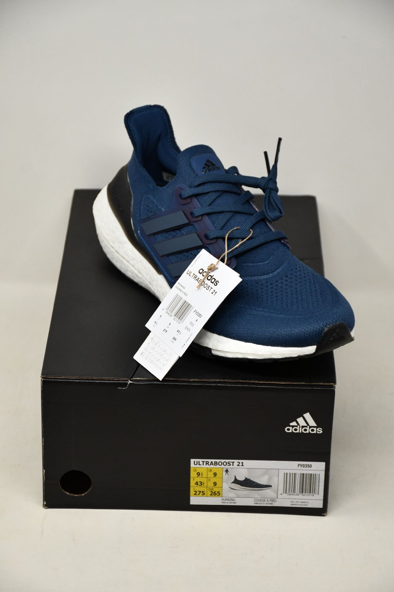 A pair of as new Adidas Ultraboost 21 (UK 9).
