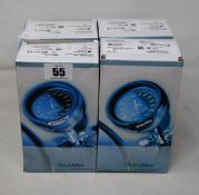 Four boxed as new Welch Allyn trigger DS-65 sphygmomanometers (Model Silver-Man).