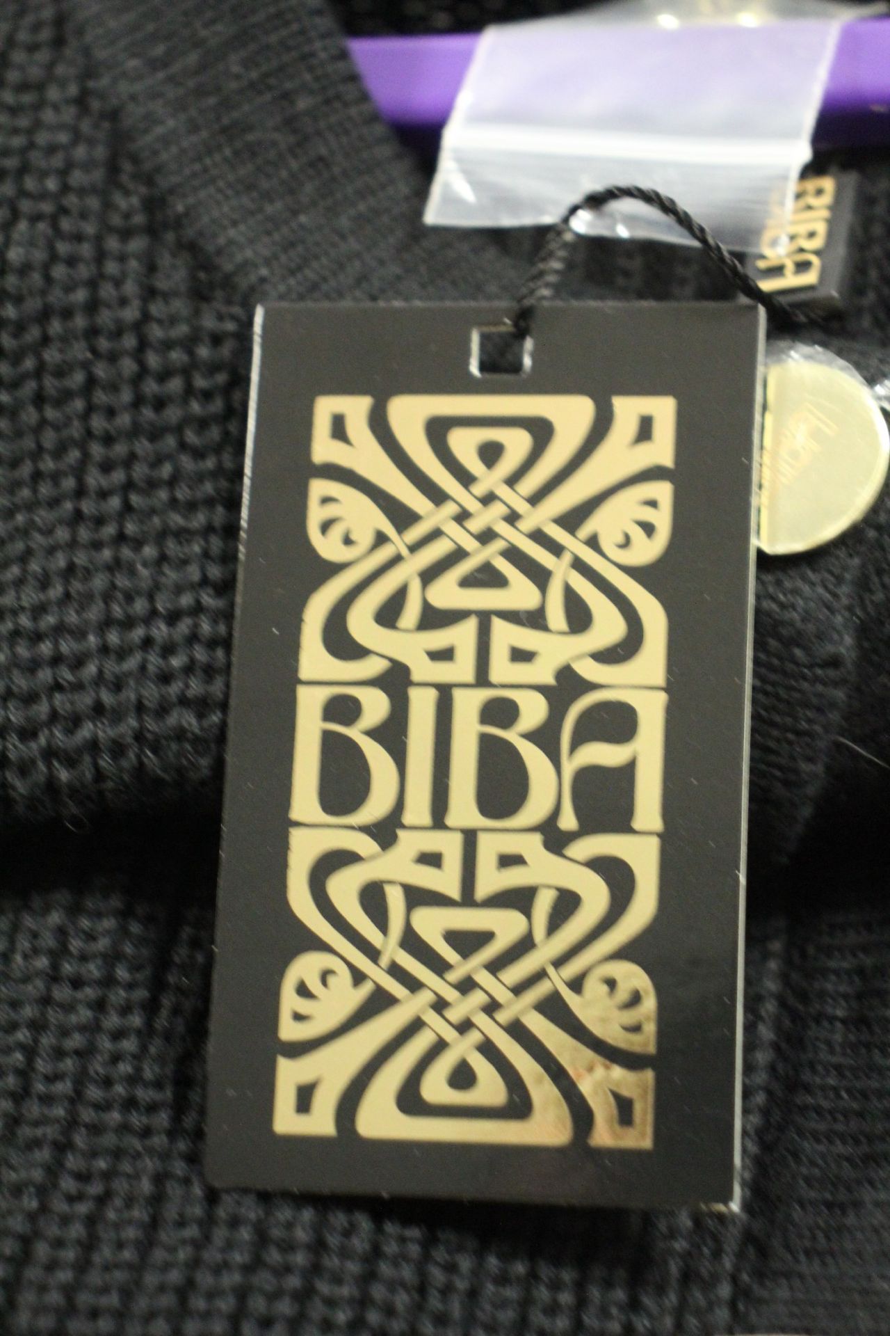 An as new Biba belted black cardigan with tags (12/M). - Image 4 of 4