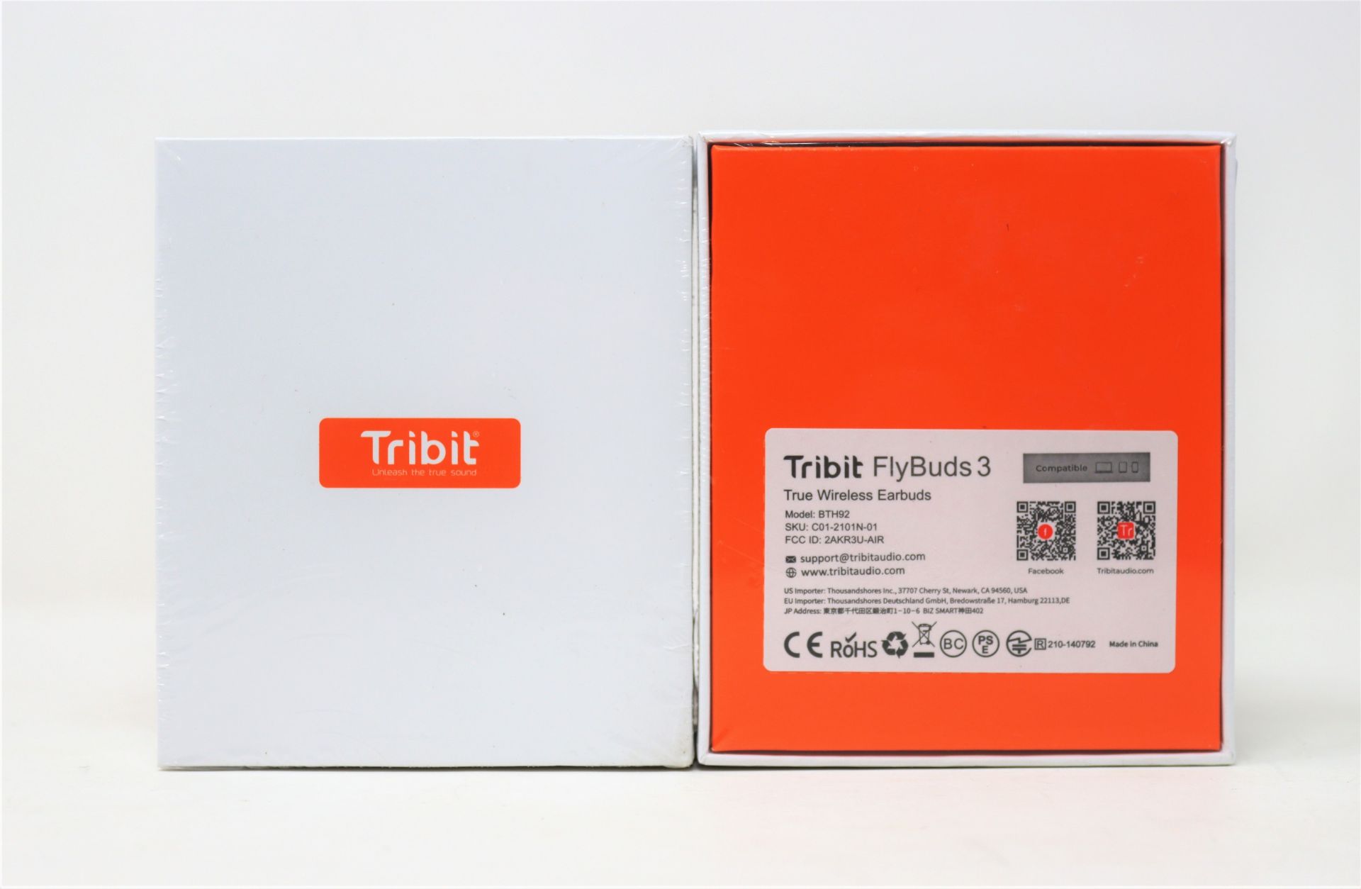 Six boxed as new Tribit FlyBuds 3 True Wireless Earbuds (M/N: C01-2101N-01) (Boxes sealed).