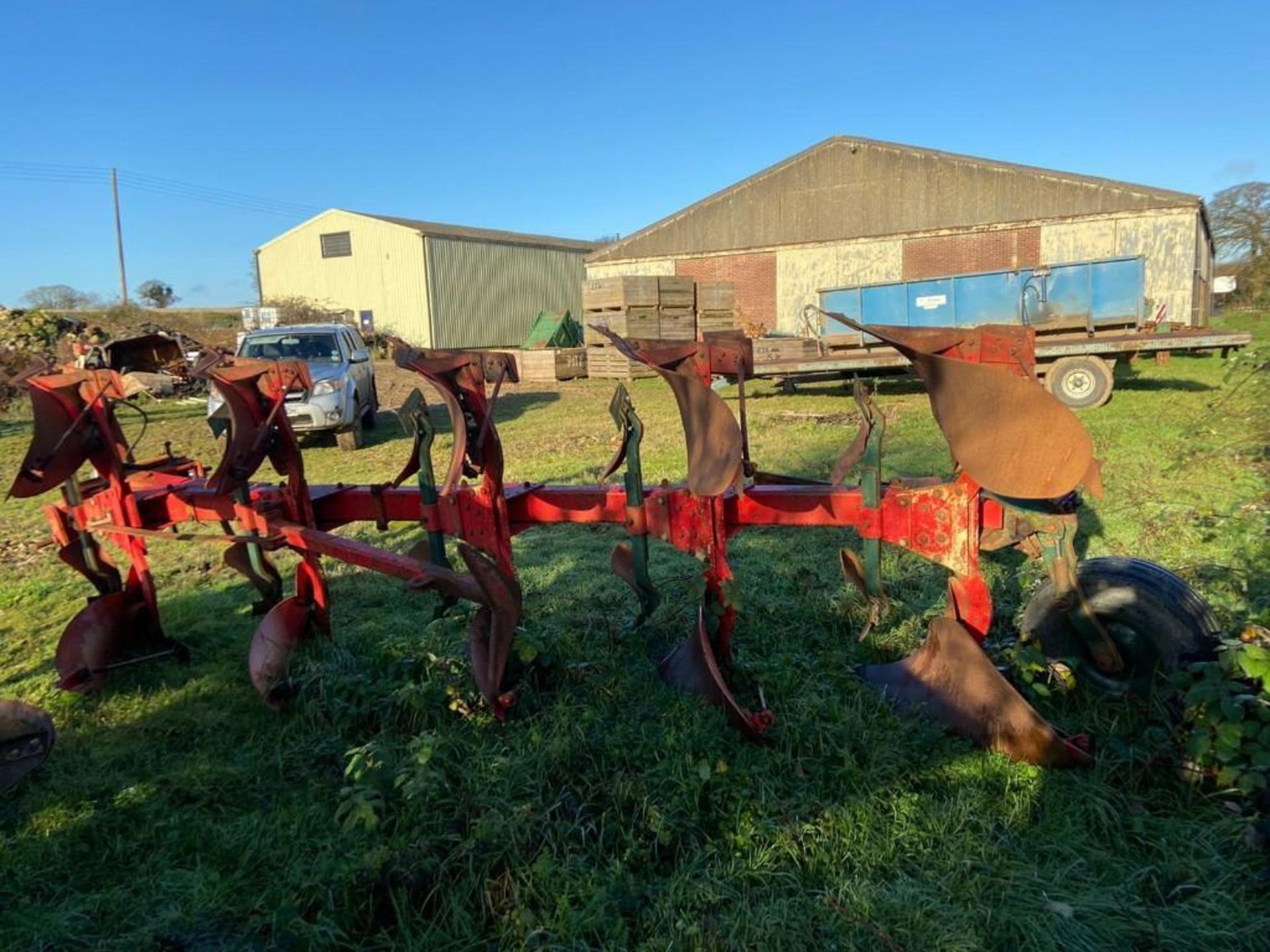 5 Furrow Vogel & Noot Plough - Image 2 of 8