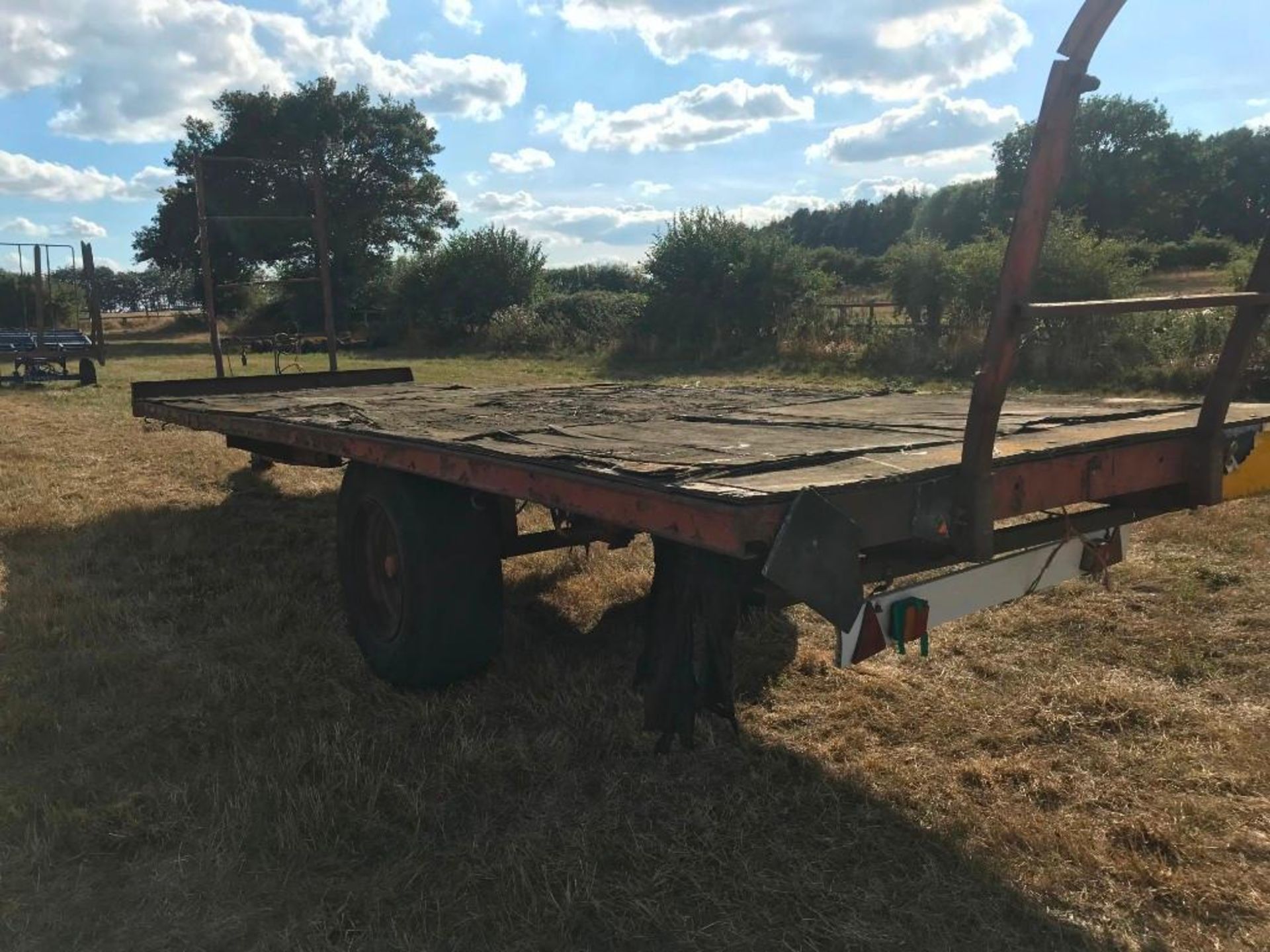 25' Single Axle Flat Bed Trailer - Image 4 of 4