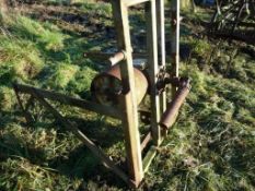 Furguson PTO Pully in Saw Frame