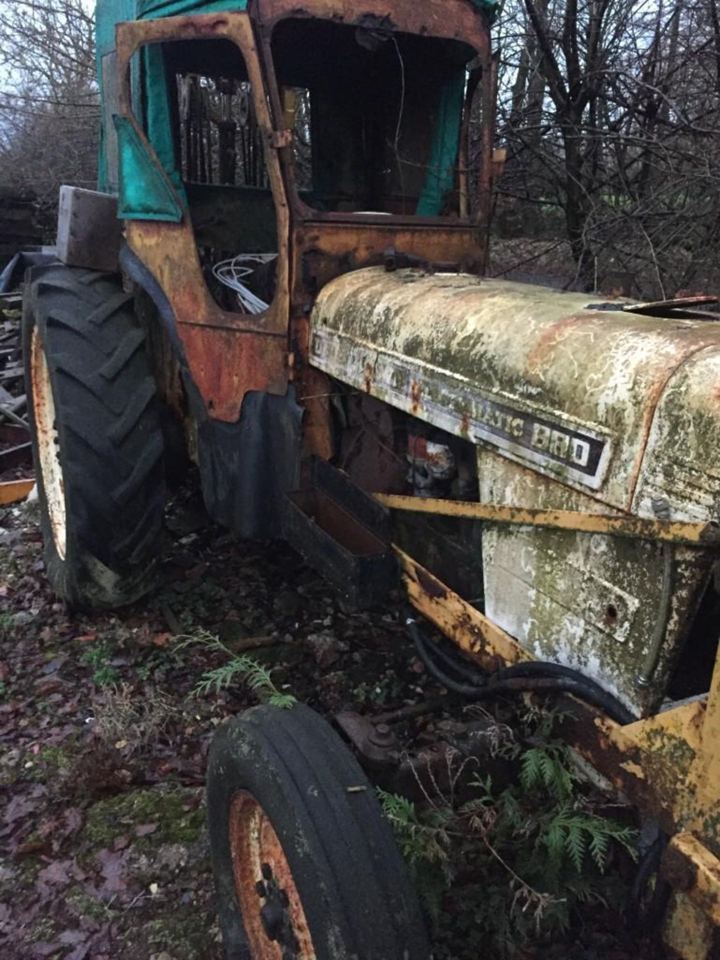 David Brown Tractor w/ Front and Rear Forklifts