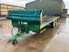 Wootton 24' Flat Trailer w/ Rollover Sheet