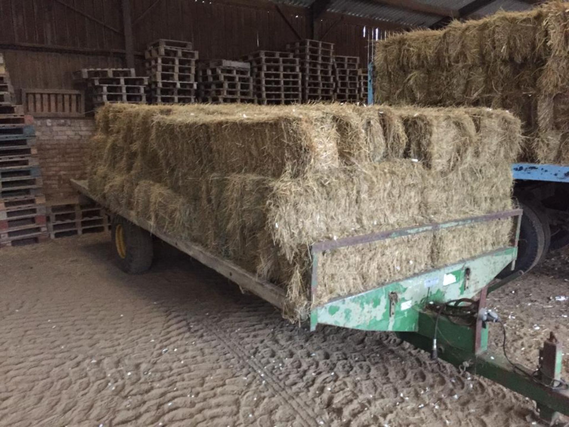 48 Flat 8 Bales only Meadow Hay in a barn on a trailer. L. Radford Esq., Geaves Farm, PE27 5HG