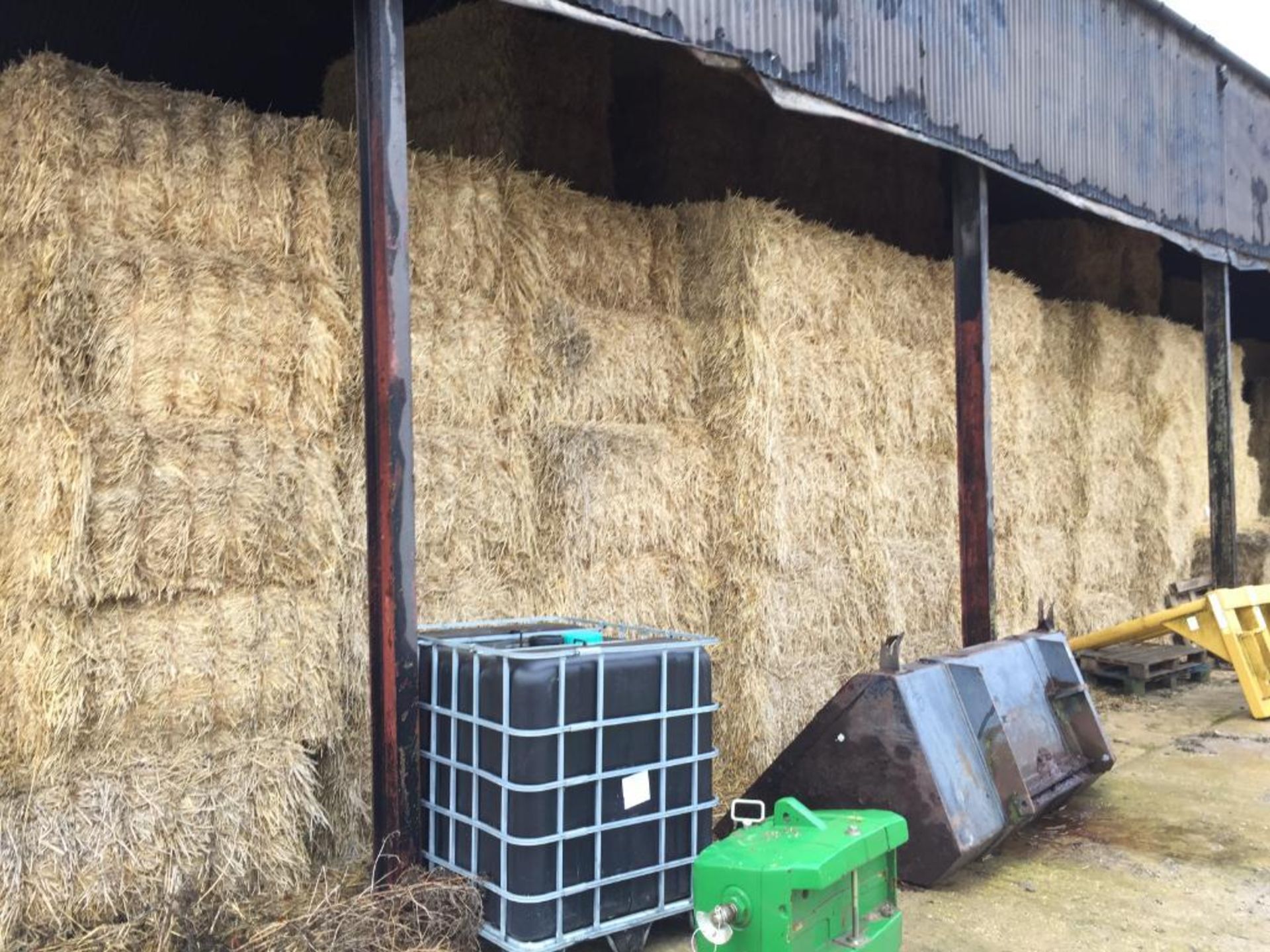 55 MF 120x70 Bales only Barley Straw in a Barn - 20T approx. BJ Northern and Sons, Redlands Farm, SG