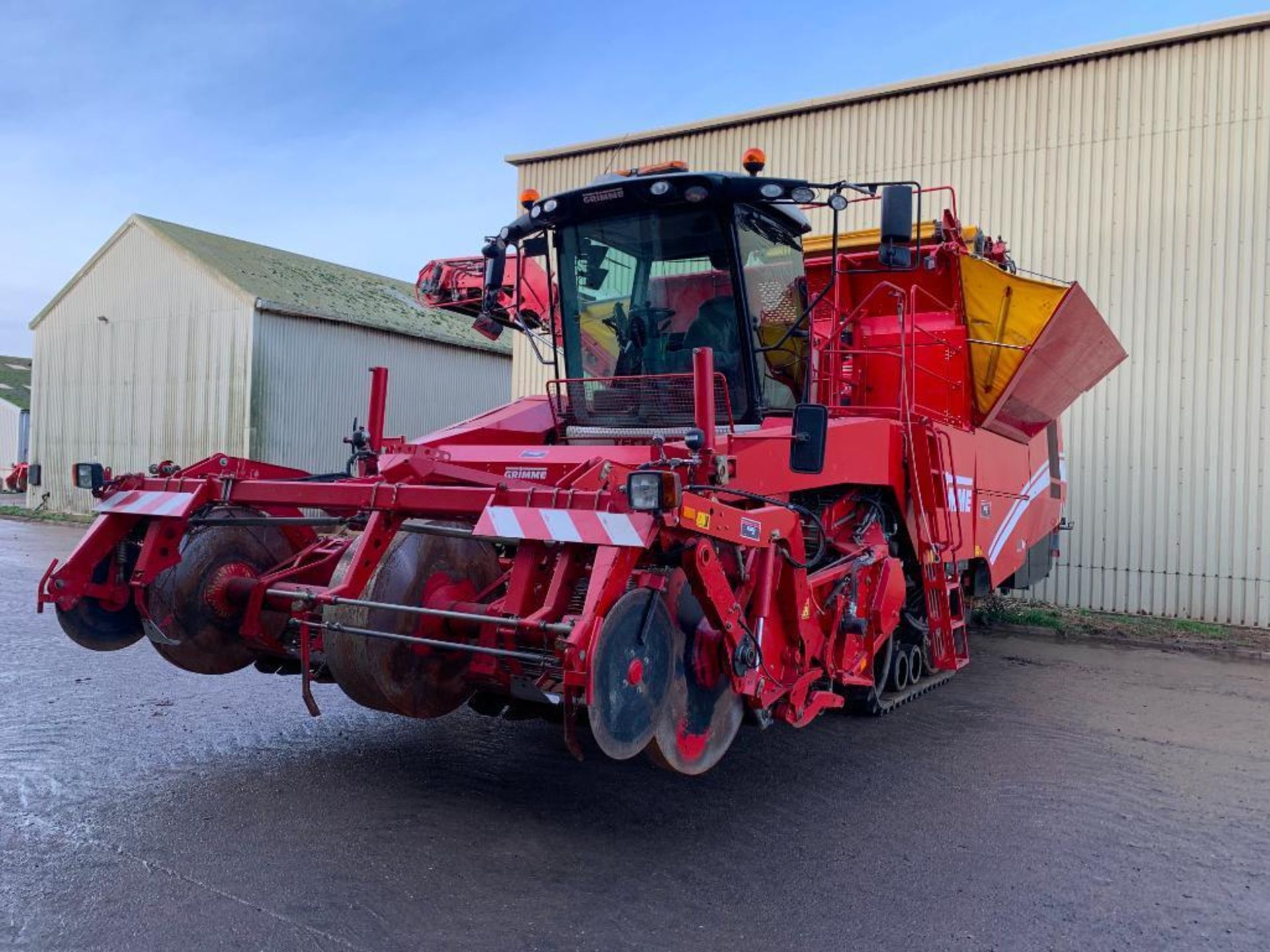 2013 Grimme Tectron 415 4 row self-propelled potato harvester