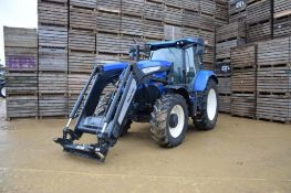 2019 New Holland T7.210 4wd Auto Command 50Kph tractor with Quicke Q7M front loader, 4 electric spoo