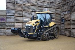 2012 Cat Challenger MT765C rubber tracked crawler with Zuidberg front linkage, 6 spools, track weigh