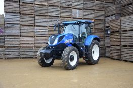 2019 New Holland T7.210 4wd Auto Command 50Kph tractor with 1000kg front weight, 4 electric spools,