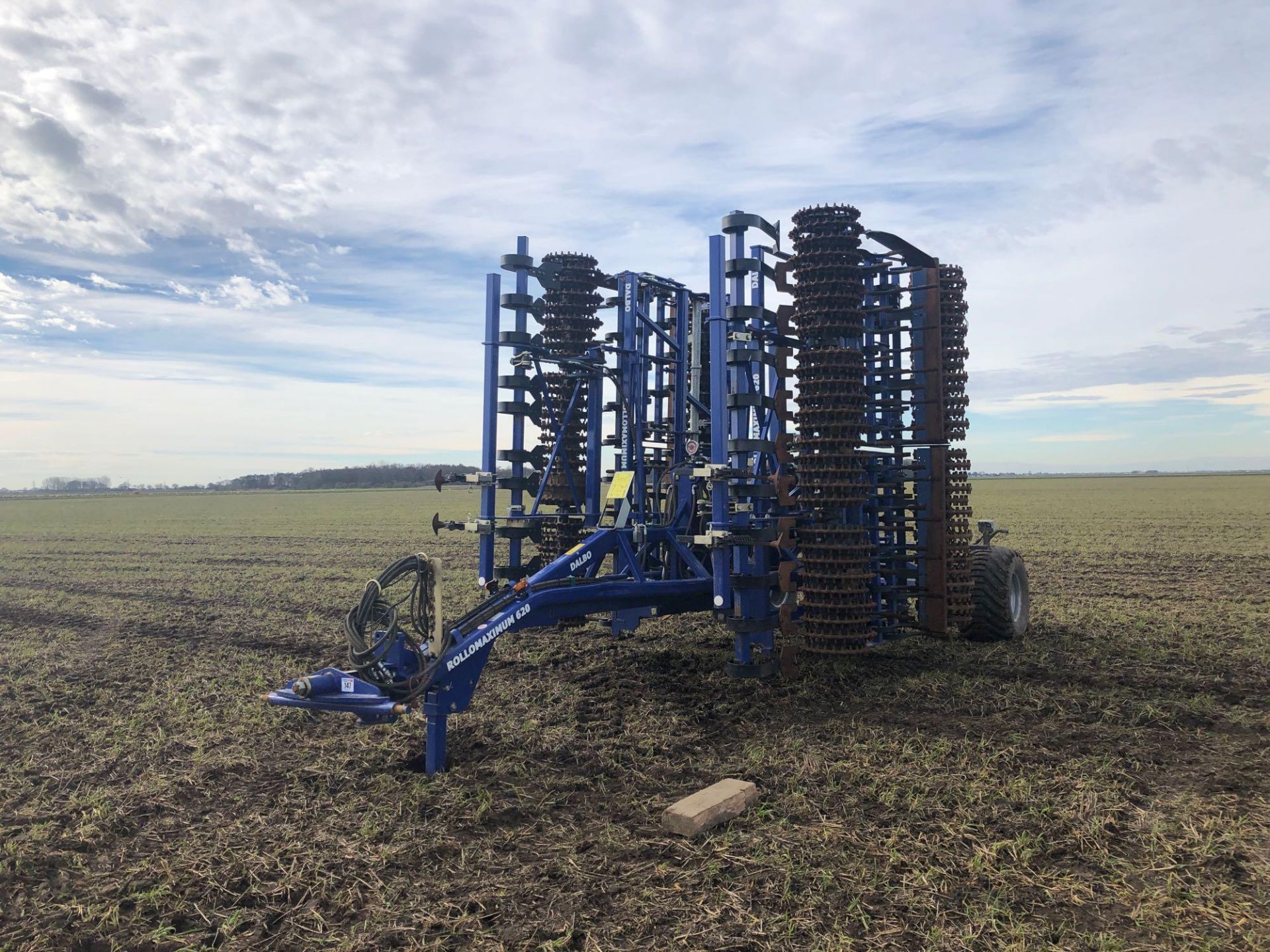 2020 Dalbo Rollomaximum 620 6.2m seed bed cultivator, front and rear rollers, levelling boards, hydr - Image 6 of 10