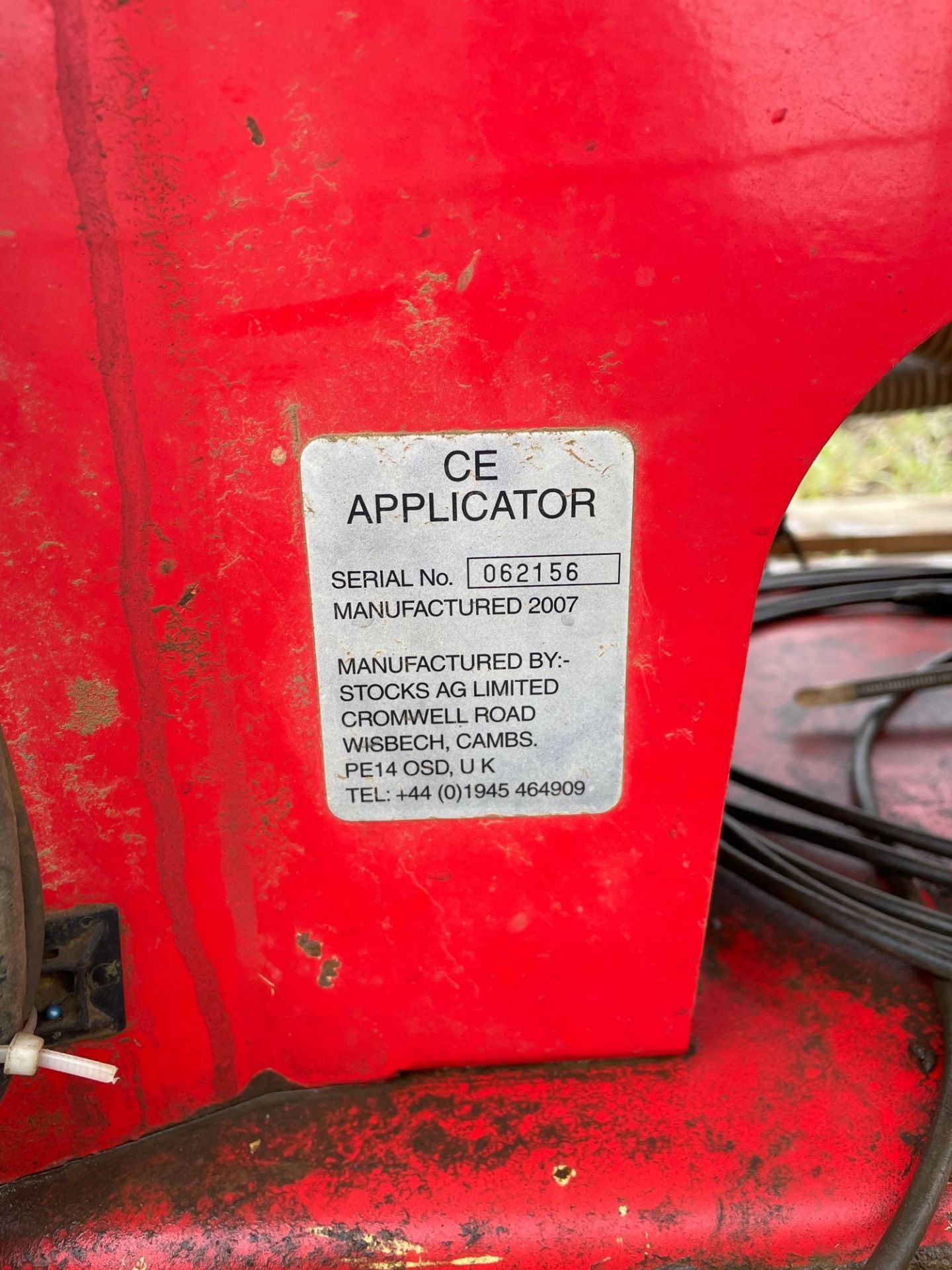 2007 Stocks AG Turbo Jet Wizard applicator. Serial No: 062156 - Image 4 of 4