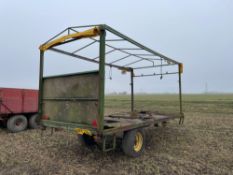 Single axle trailer and frame