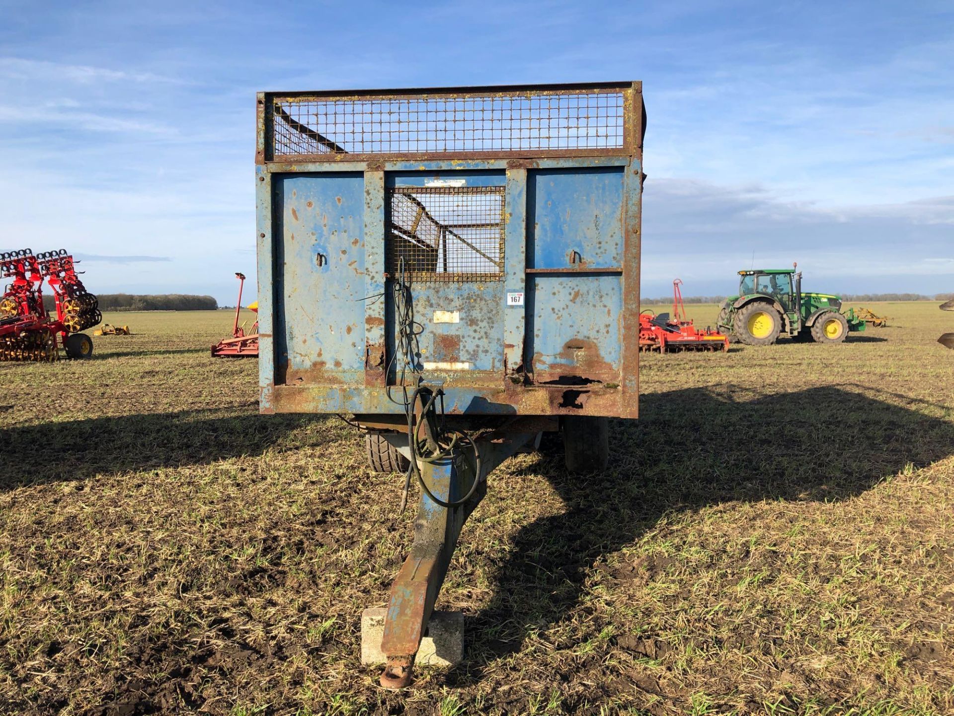 1984 AS Marston 11.5t twin axle grain trailer with manual tailgate. Serial No: 9056 - Image 2 of 8