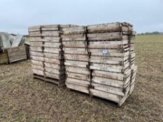 Quantity of approx 400 chitting trays This lot is located at South House Farm, Legbourne, Louth LN11