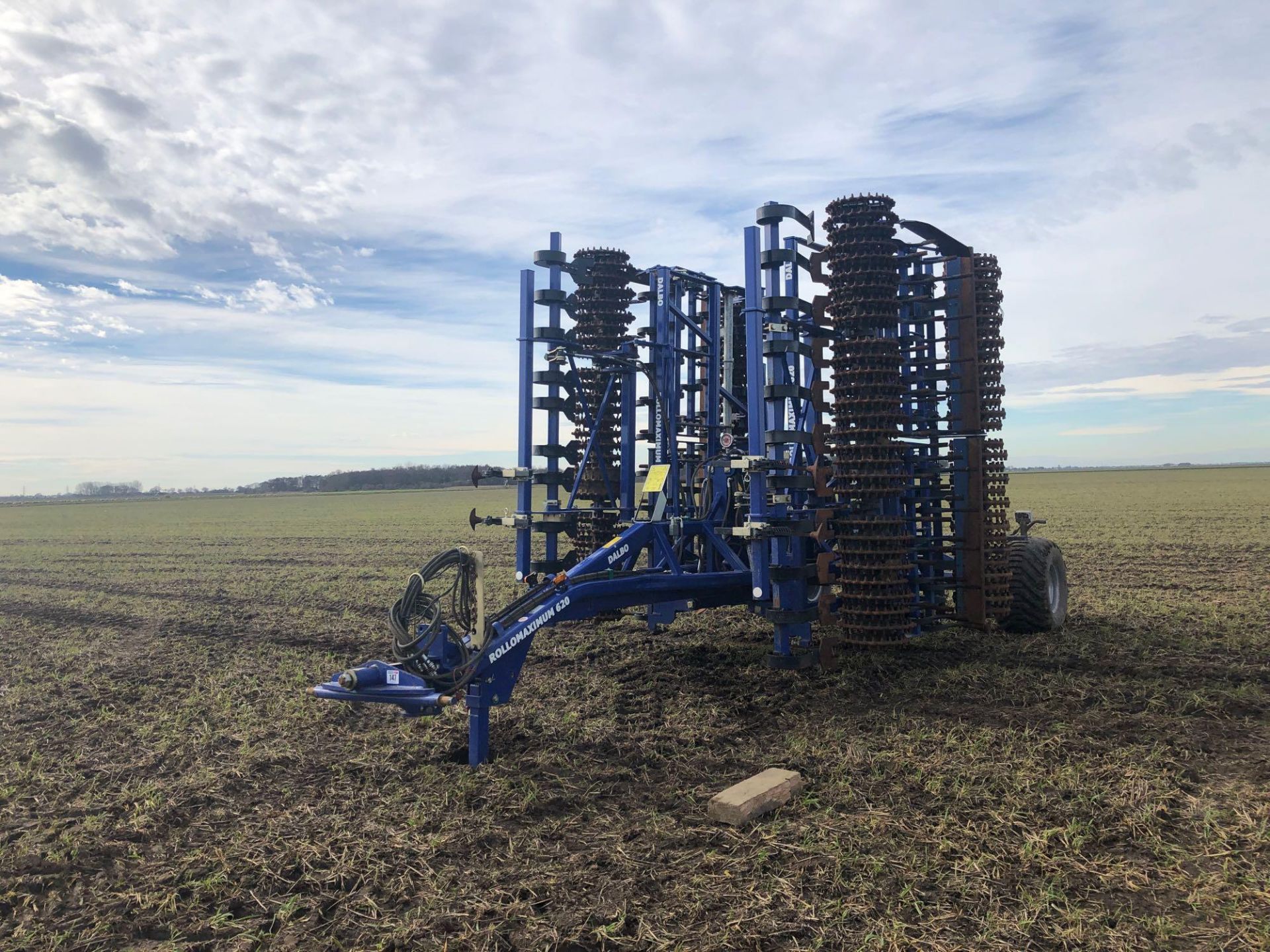 2020 Dalbo Rollomaximum 620 6.2m seed bed cultivator, front and rear rollers, levelling boards, hydr - Image 7 of 10