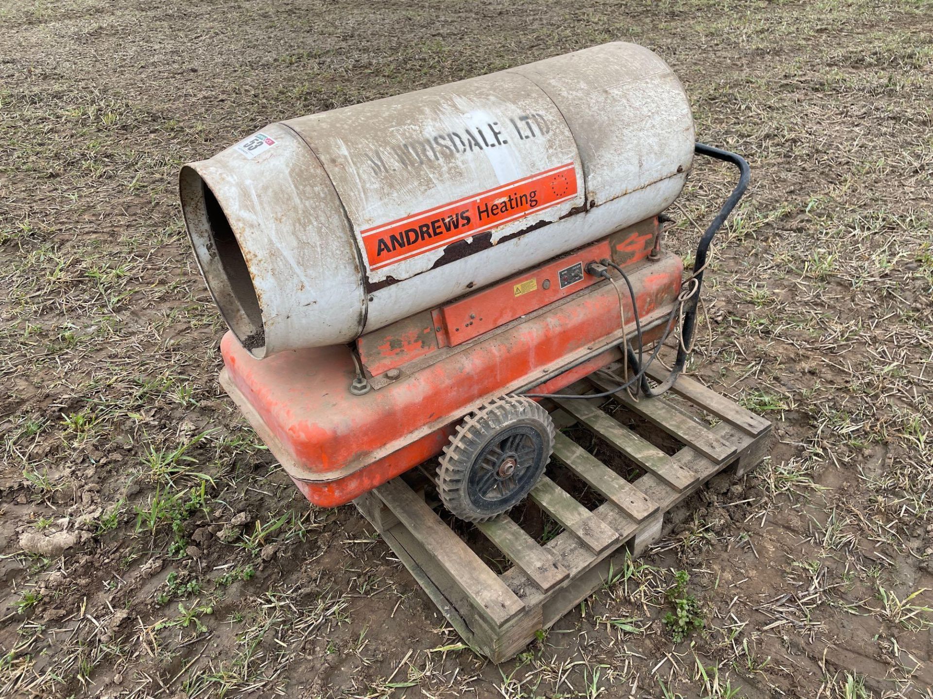 Andrews space heater, single phase, diesel. NB manual