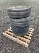 Quantity miscellaneous implement wheels and tyres