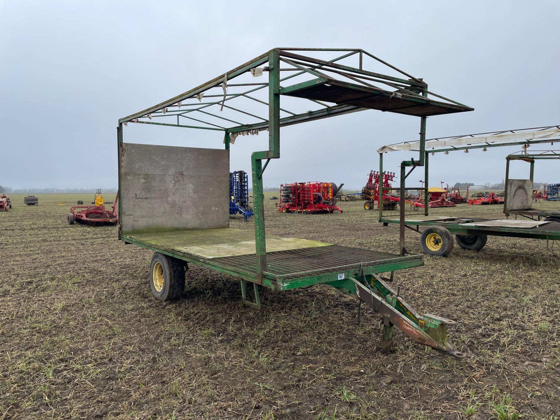 Single axle trailer and frame