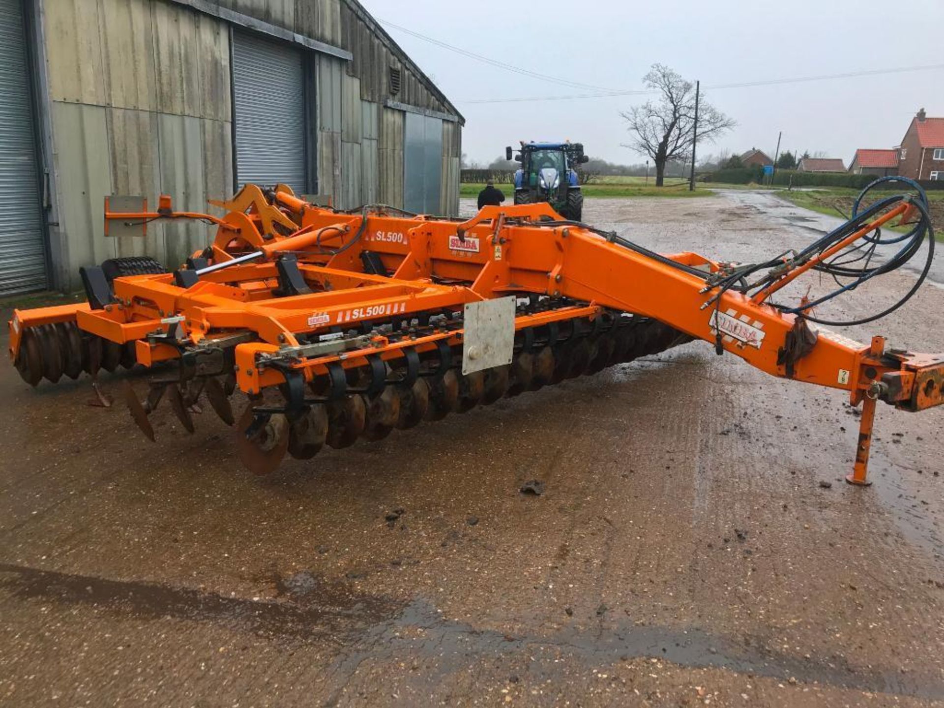 2008 Simba SL500 5m hydraulic folding trailed cultivator. Serial No: 180079610018. NB Manual - Image 5 of 11