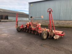 1997 Accord Monopill 12 row precision sugar beet drill with trailer plus various spares. Serial No: