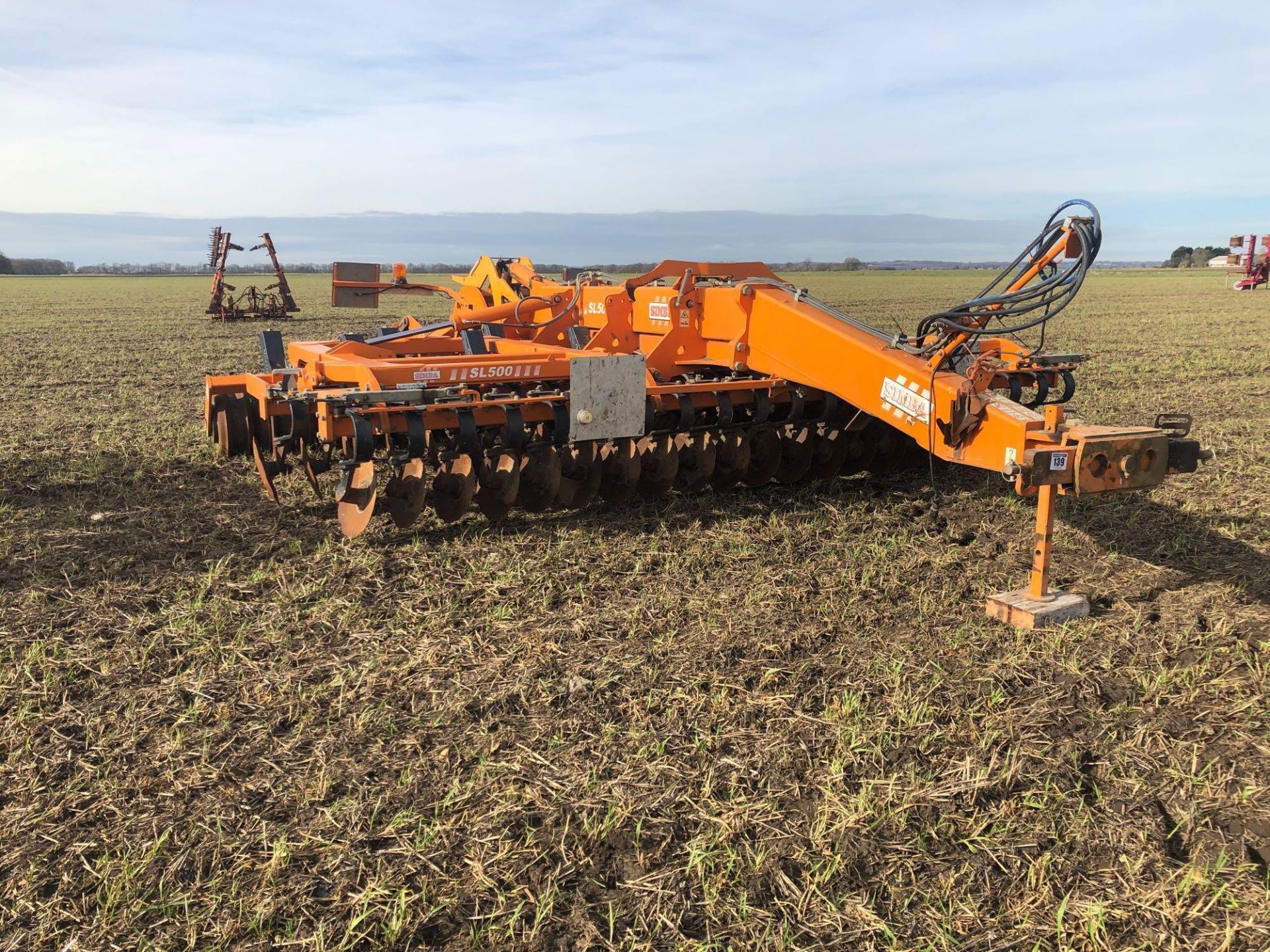 2008 Simba SL500 5m hydraulic folding trailed cultivator. Serial No: 180079610018. NB Manual - Image 11 of 11