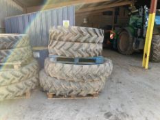 New Holland T6 Set of Row Crop Wheels