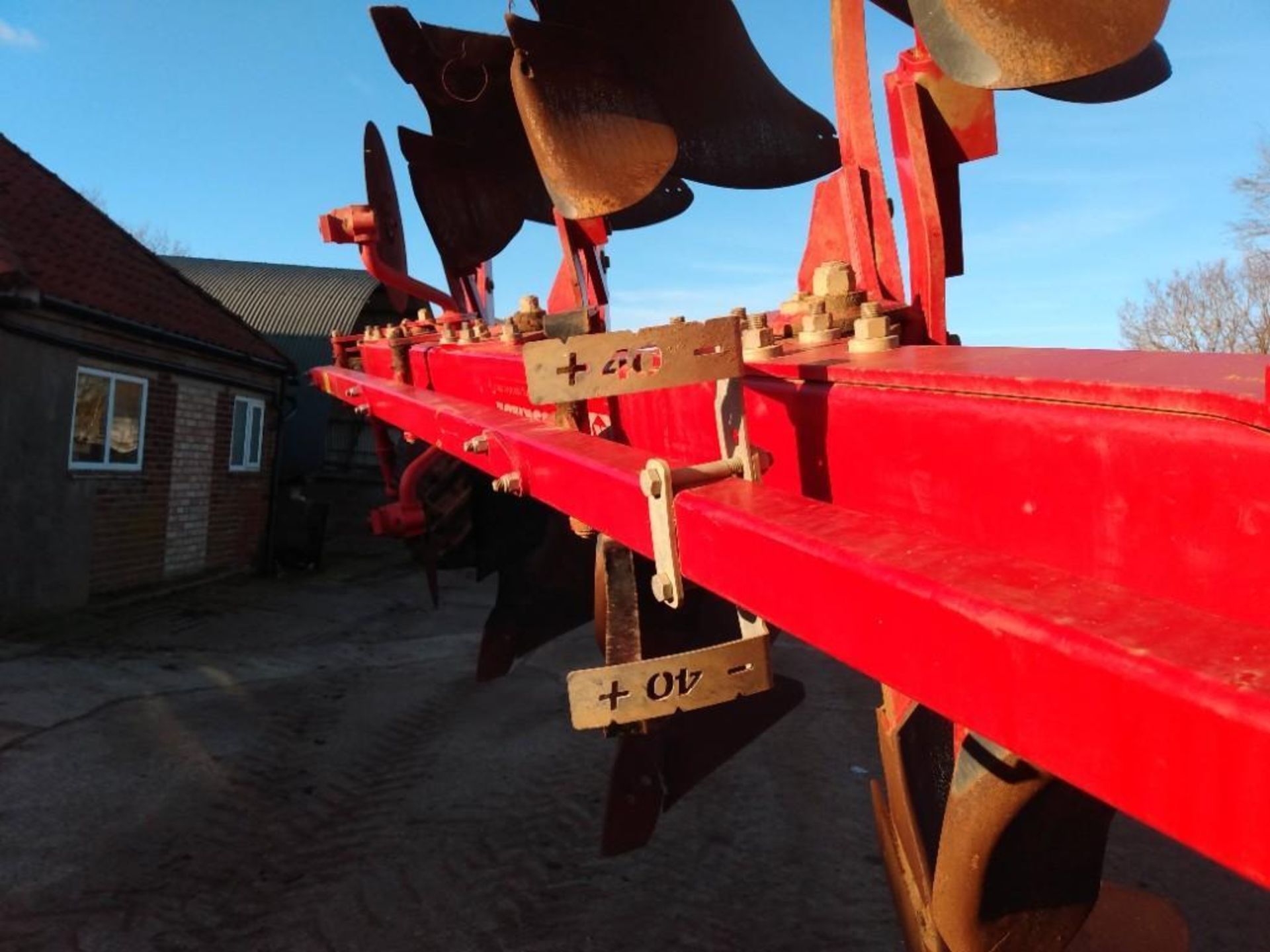 5 Furrow Kongskilde Variwidth Plough - Image 5 of 7