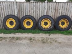 JCB 5 Stud Rims and Tyres