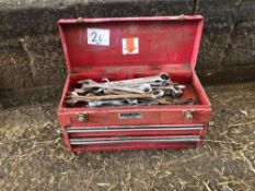 Tool box and spanners