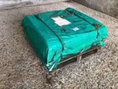 2No.New Secure cover green net silage clamp covers 12m x 16m