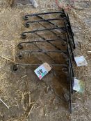 Quantity hanging basket brackets