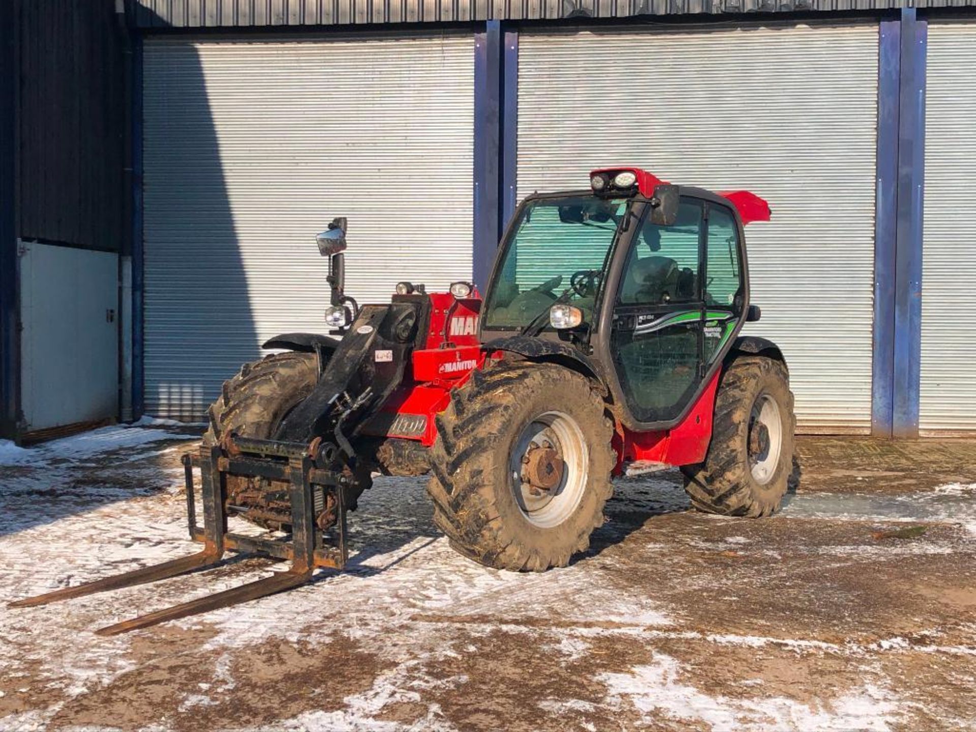 2017 Manitou MLT634 PS 120 materials handler with pallet tines on 460/70R24 wheels and tyres. Air-co - Image 2 of 25