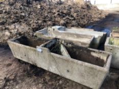 Concrete water troughs