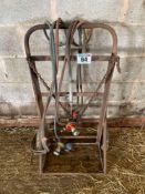 Oxy-acetylene hoses and trolley