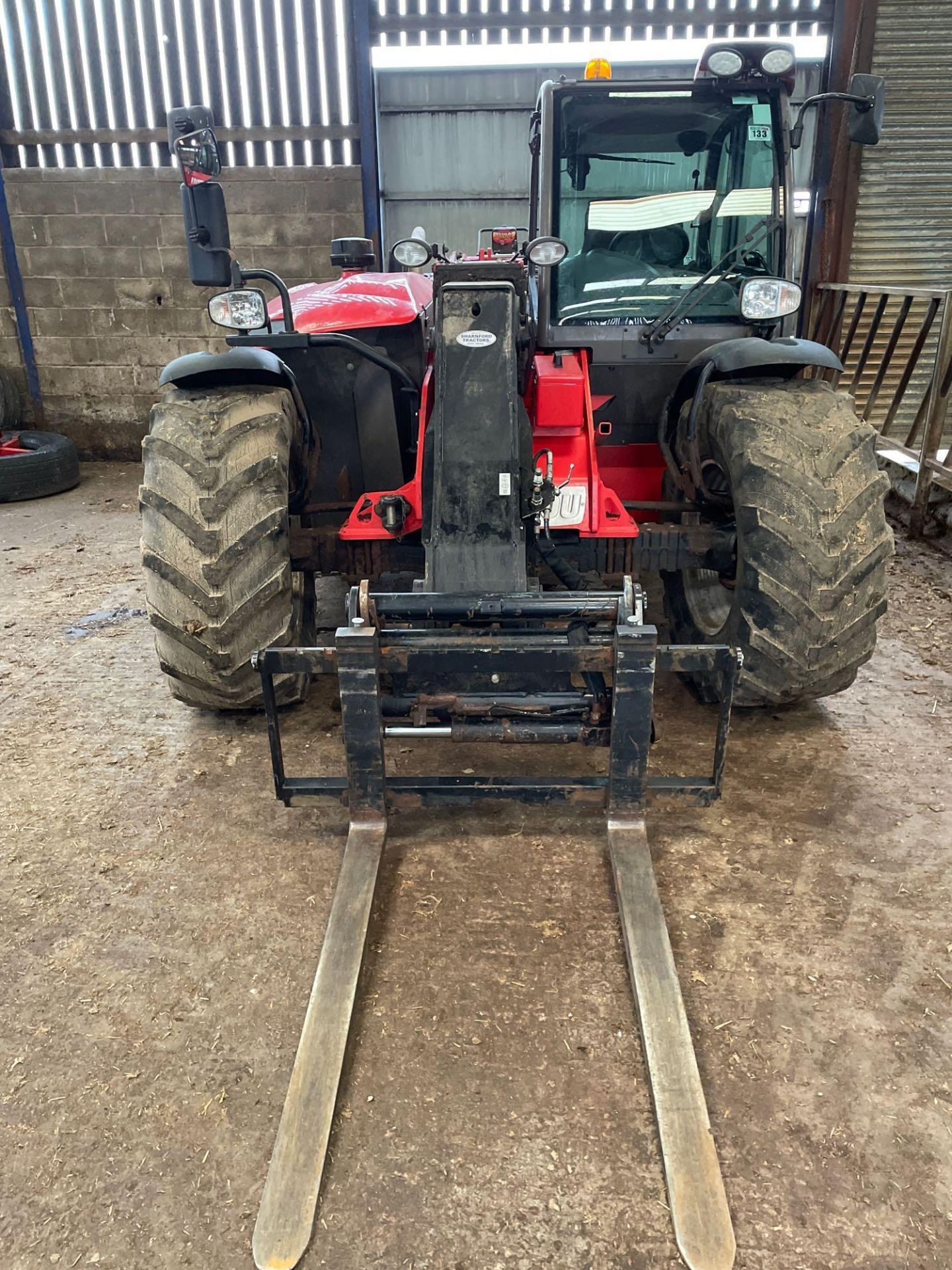 2017 Manitou MLT634 PS 120 materials handler with pallet tines on 460/70R24 wheels and tyres. Air-co - Image 25 of 25