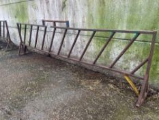 15ft metal feed barrier, free standing