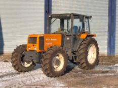 1992 Renault 90-34 4wd tractor, 2 return spools, pick up hitch on 12.5A6 front and 16.9R34 rear whee