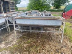 2 x Tip Over Water Troughs
