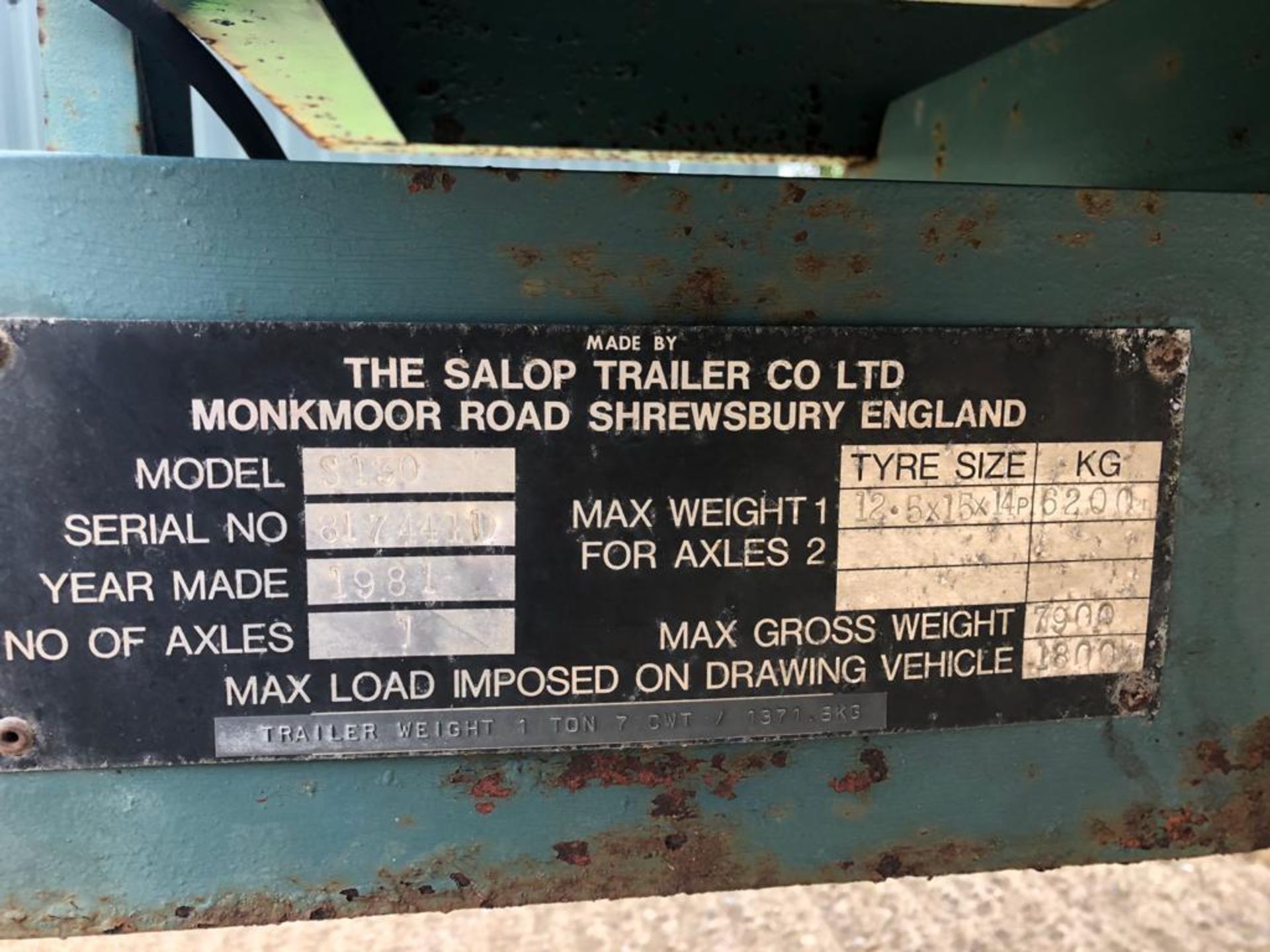 Salop 6t Tipping Trailer - Image 12 of 12