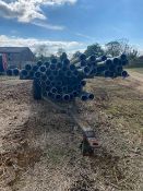 4 Inch Irrigation Pipes & Trailer